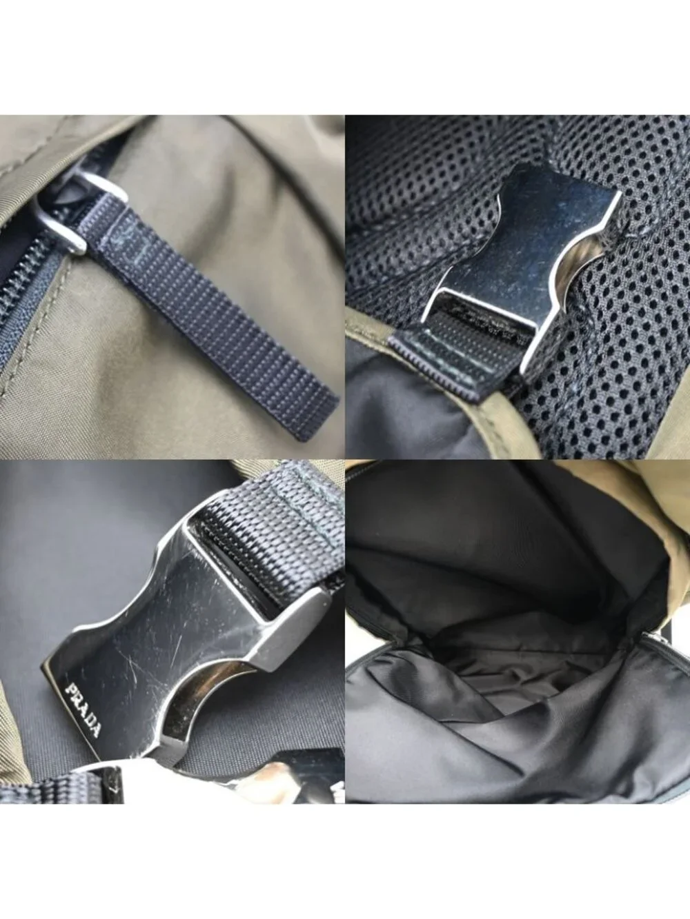 Prada Backpack Khaki